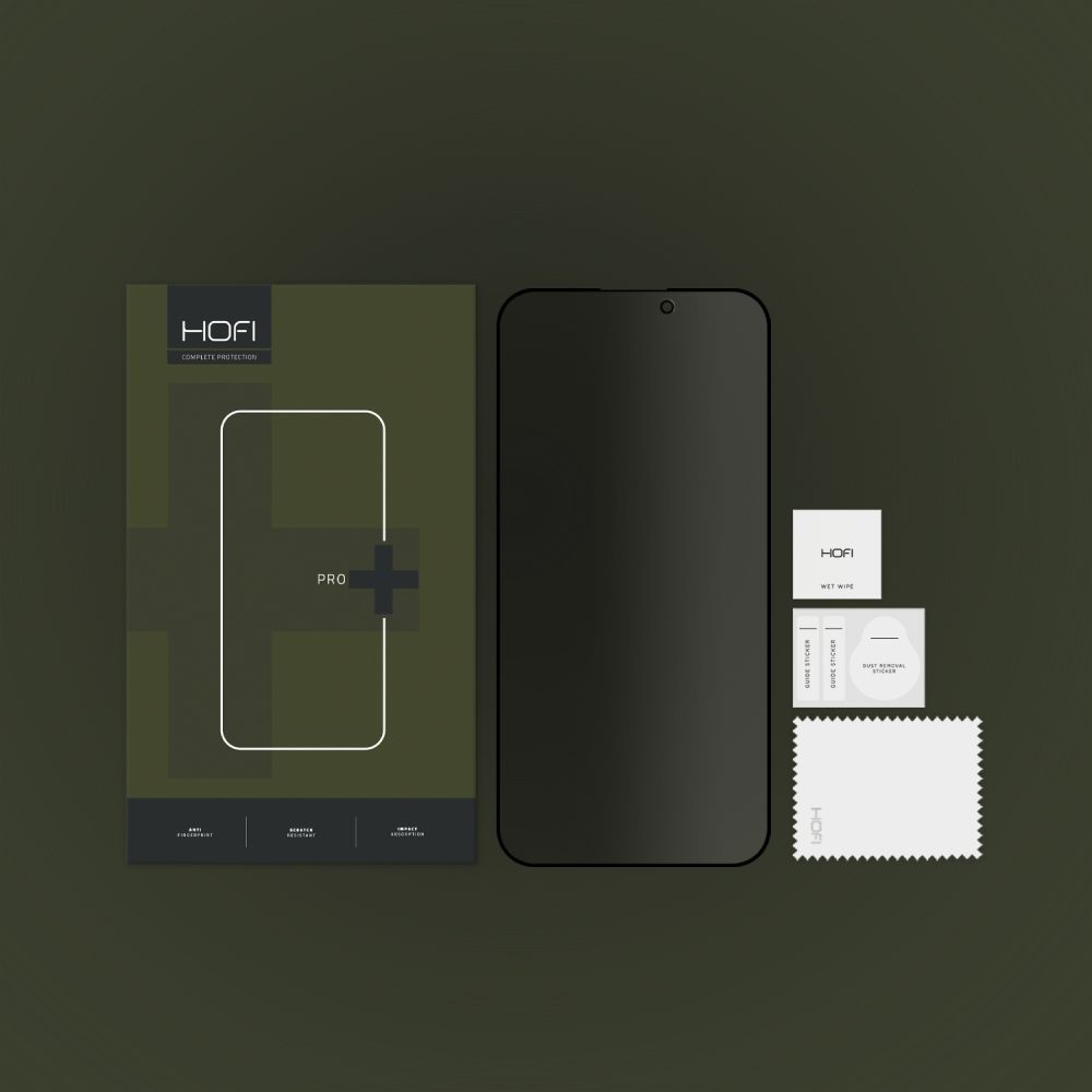 HOFI HOFI iPhone 14 Pro Max Skärmskydd Anti Spy Pro+ Privacy