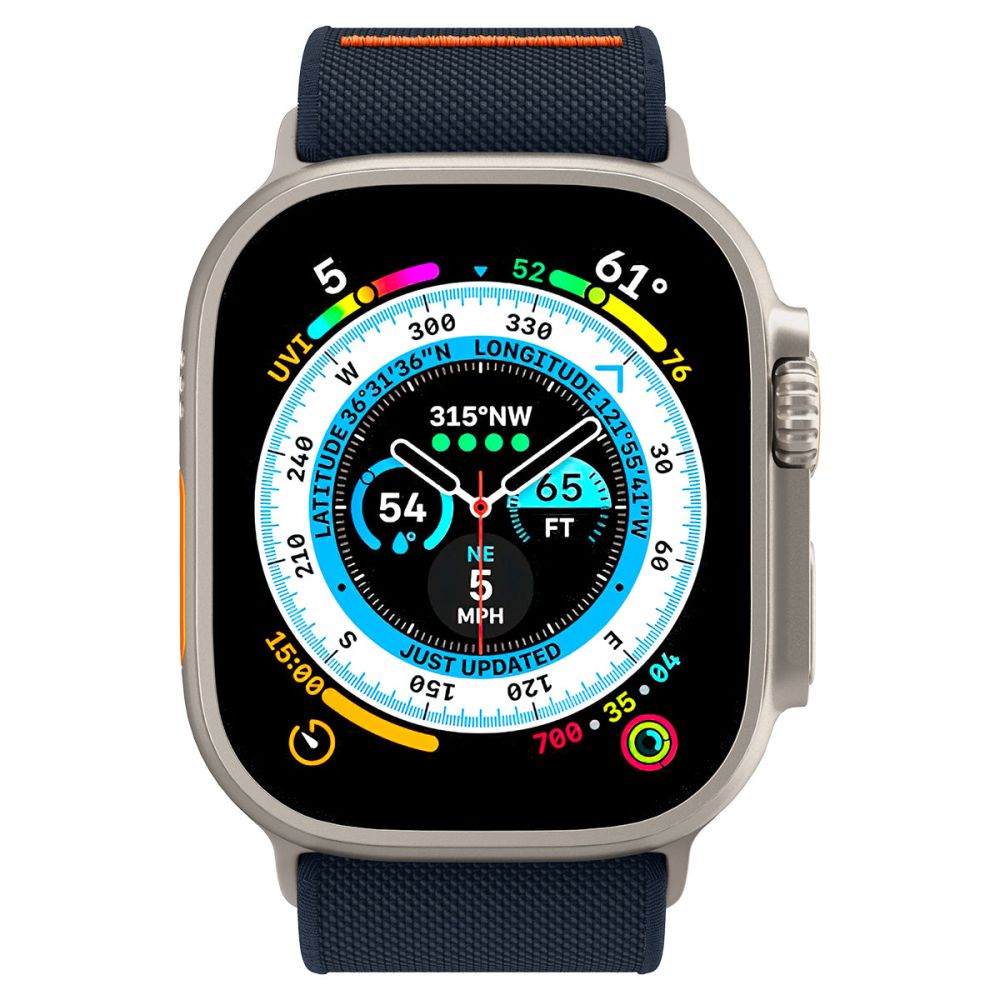 Spigen Spigen Apple Watch 42/44/45/46/49 mm Armband Fit Lite Ultra Navy