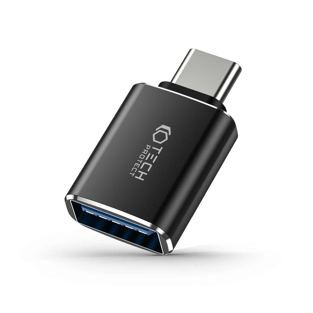 Tech-Protect Tech-Protect USB-C till USB-A 3.0 Adapter Svart