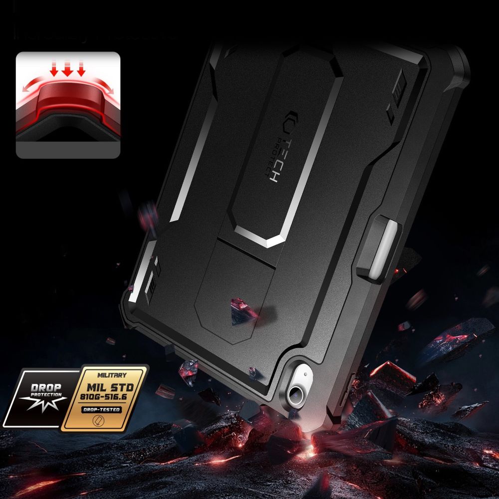 Tech-Protect Tech-Protect iPad 11 2025 / 10.9 2022 Skal Kevlar Pro Svart