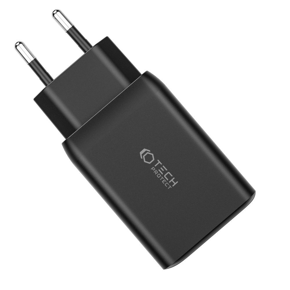 Tech-Protect Tech-Protect 65W PD/QC Väggladdare 2x USB-C 1x USB-A Vit