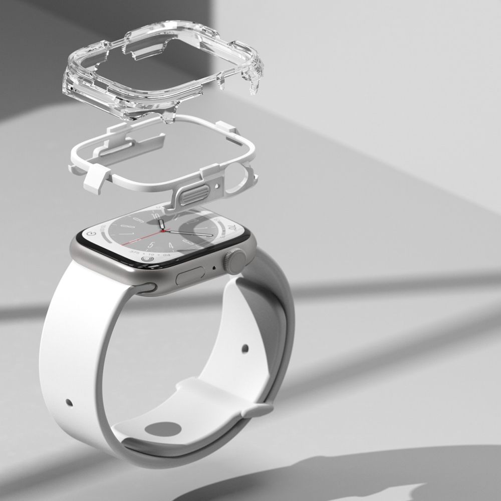 Ringke Ringke Apple Watch 44/45 mm Skal Fusion Bumper Vit