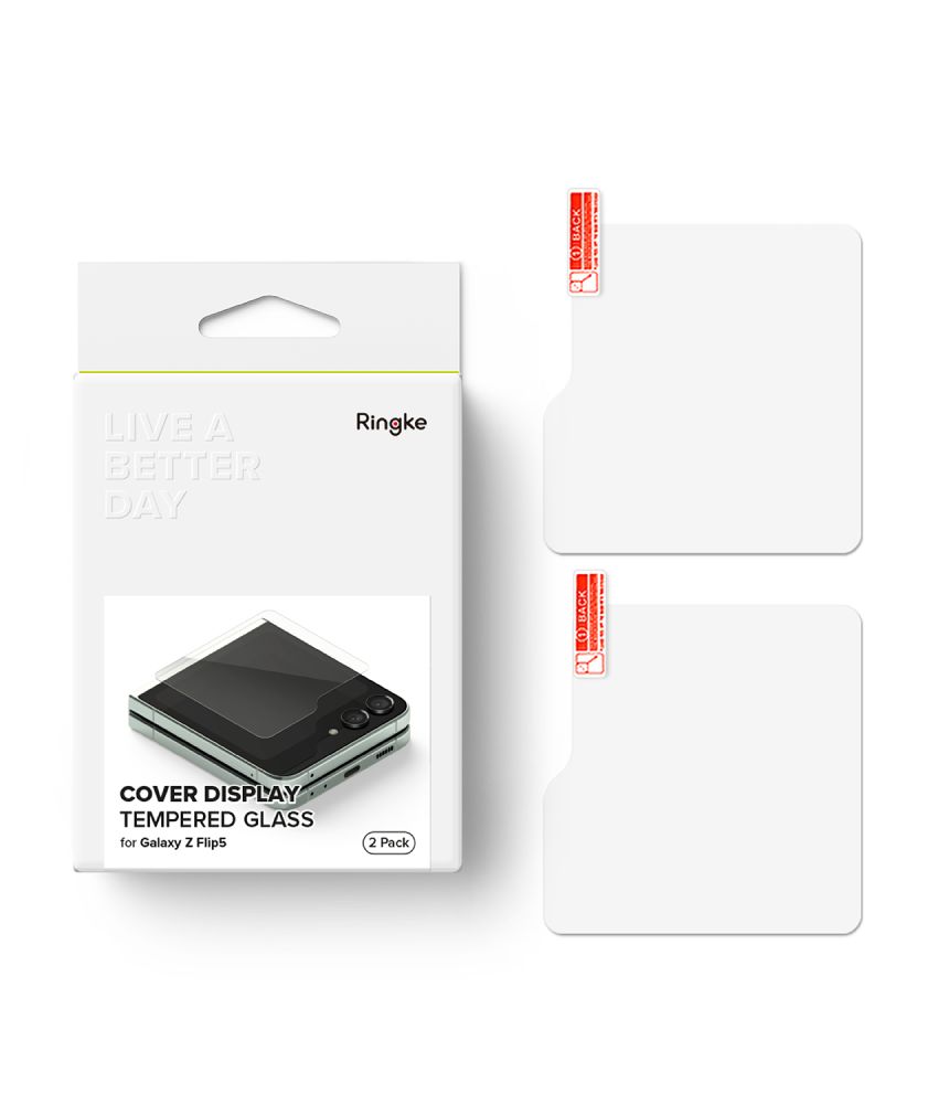 Ringke Ringke Galaxy Z Flip 5 2-PACK Skärmskydd Härdat Glas