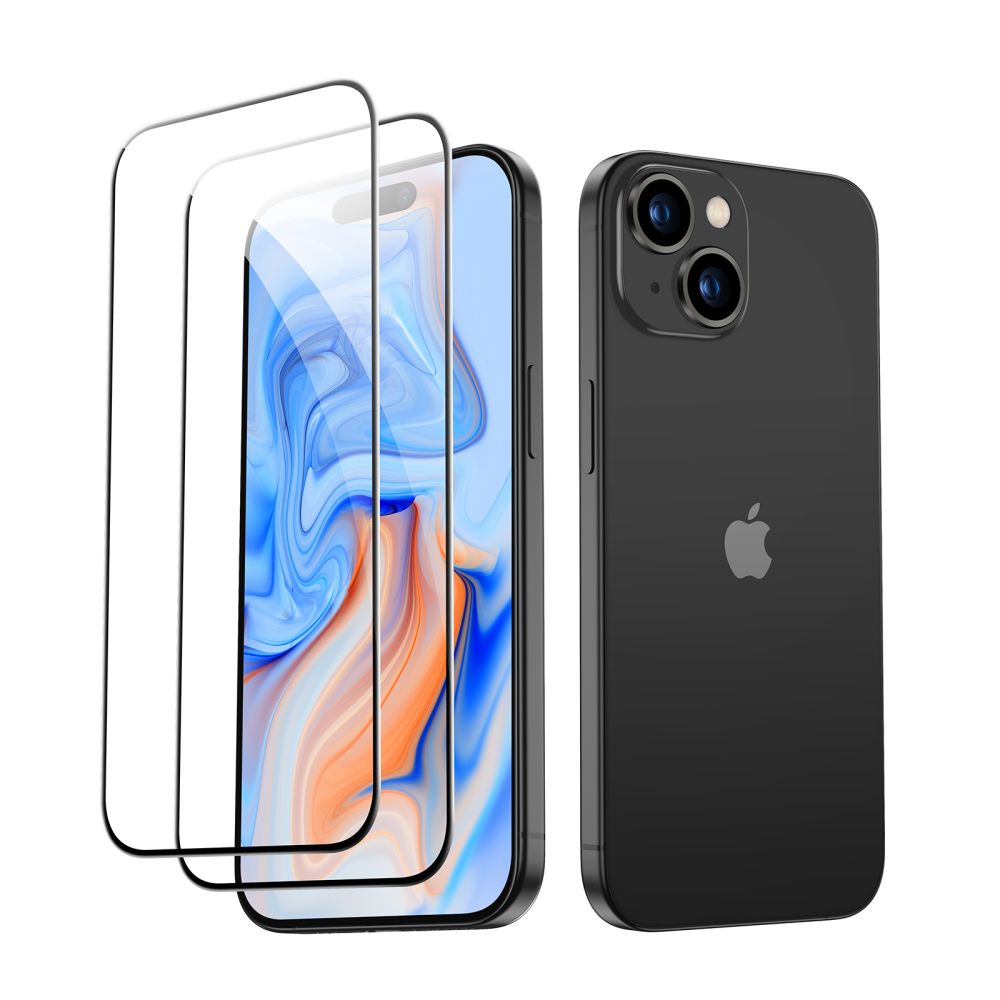 ESR ESR iPhone 15 Plus 2-PACK Skärmskydd Härdat Glas