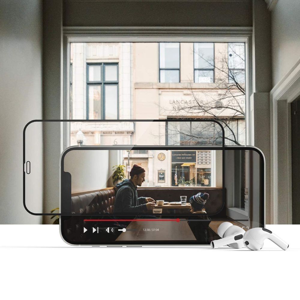 HOFI HOFI iPhone 15 Pro Skärmskydd Pro+ Härdat Glas Svart