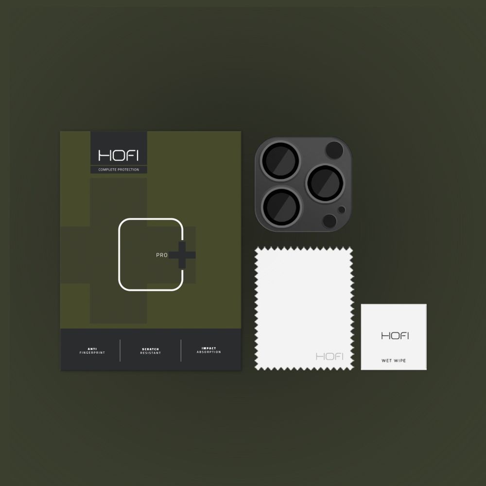 HOFI HOFI iPhone 15 Pro / 15 Pro Max Linsskydd FullCam Pro+ Svart