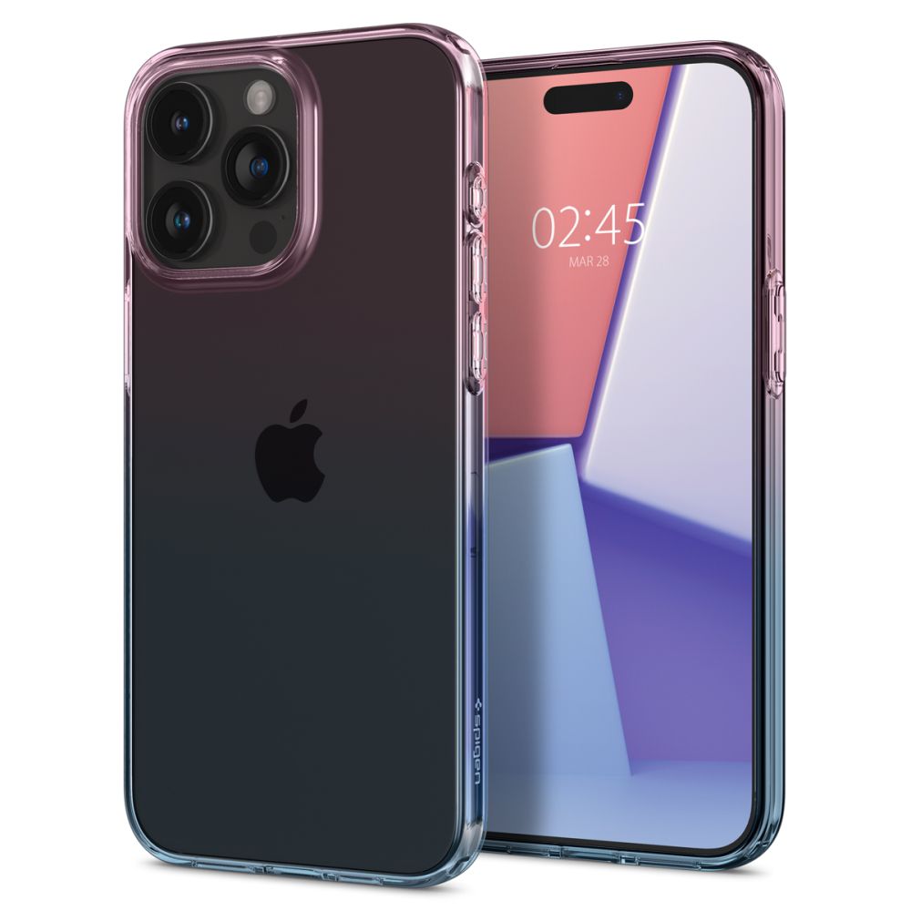 Spigen Spigen iPhone 15 Pro Skal Liquid Crystal Gradation Pink