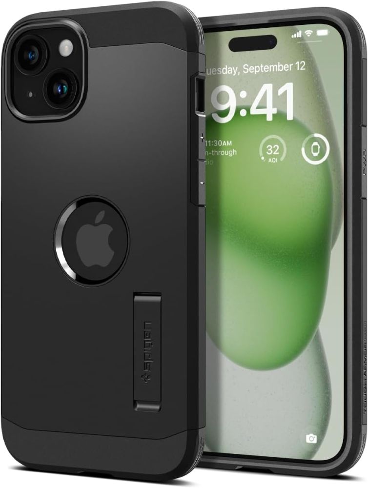 Spigen Spigen iPhone 15 Skal MagSafe Mag Tough Armor Svart