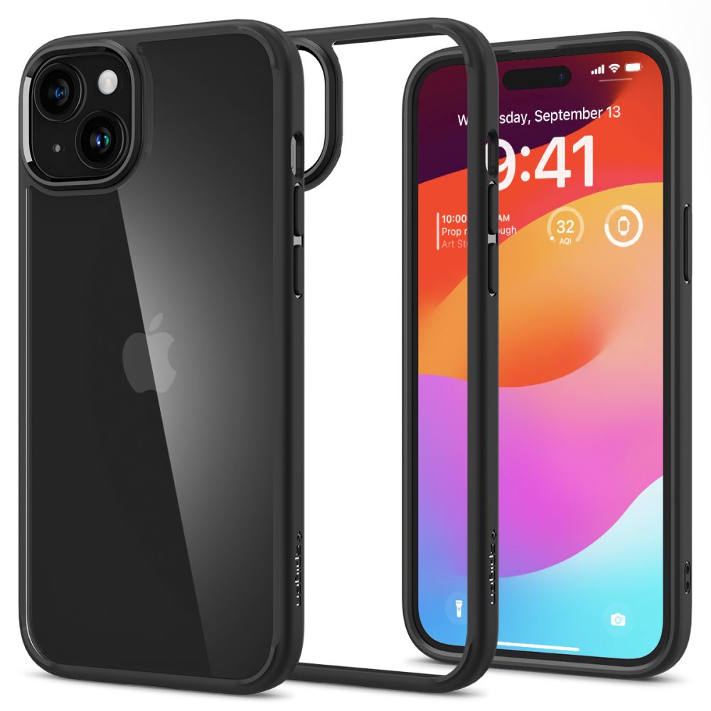 Spigen Spigen iPhone 15 Skal Ultra Hybrid Matt Svart