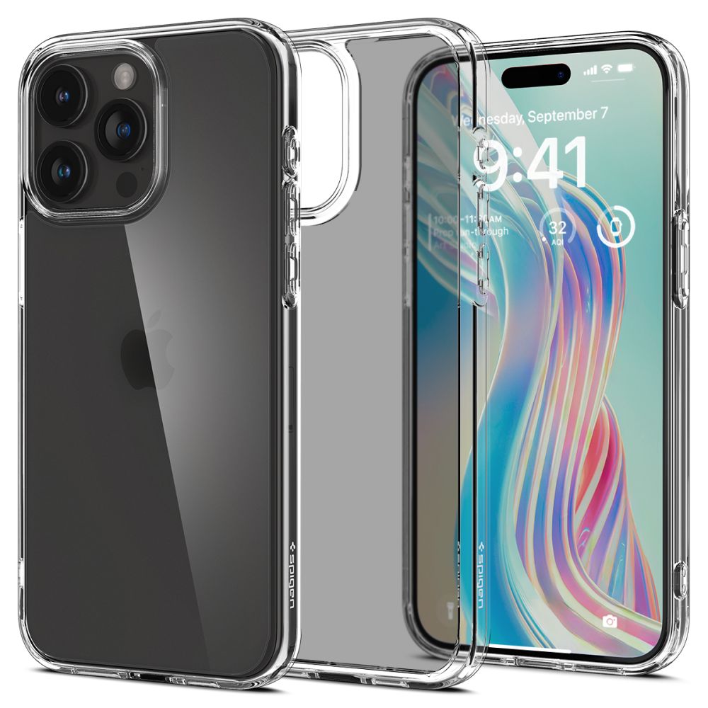 Spigen Spigen iPhone 15 Pro Skal Ultra Hybrid Frostad Transparent