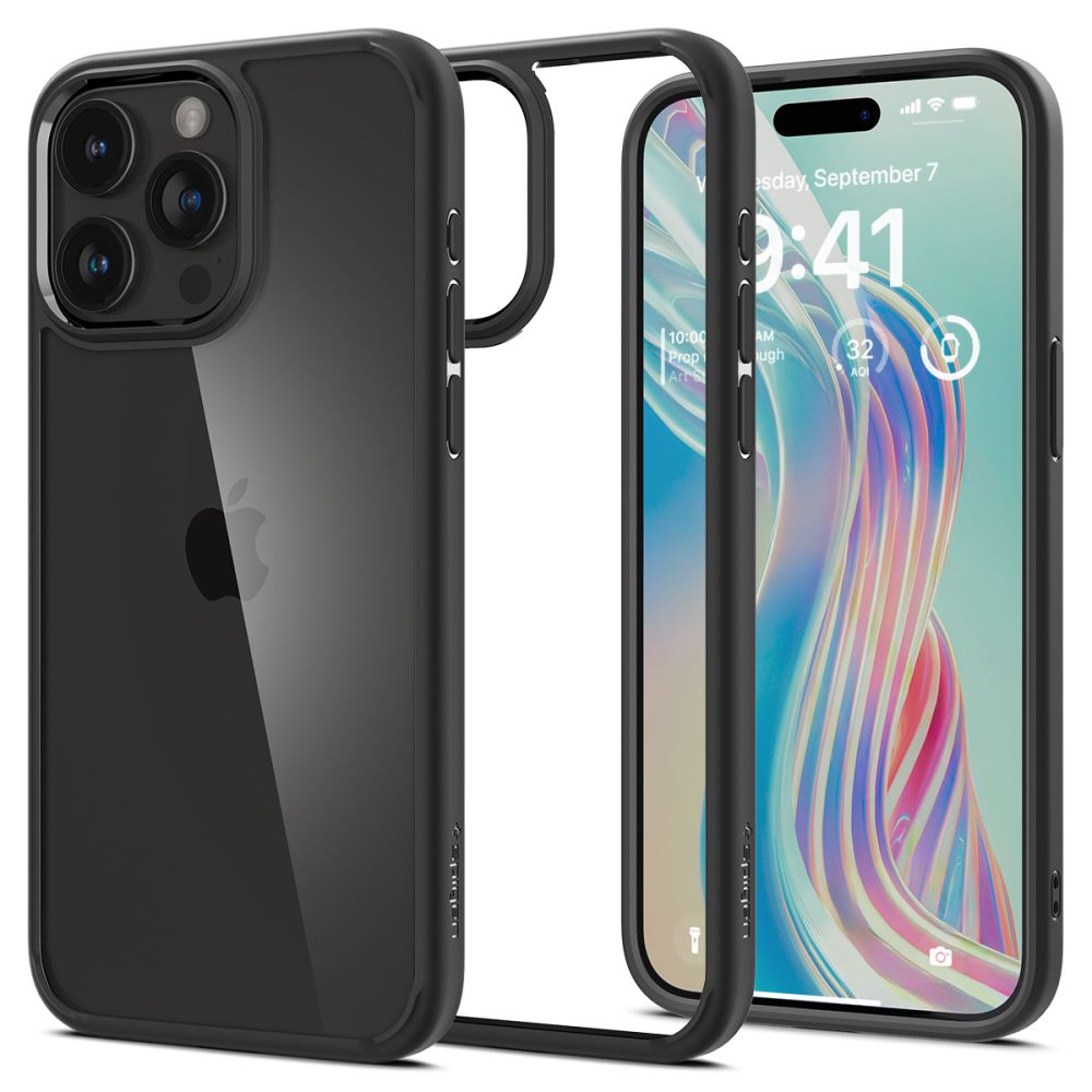Spigen Spigen iPhone 15 Pro Skal Ultra Hybrid Matt Svart