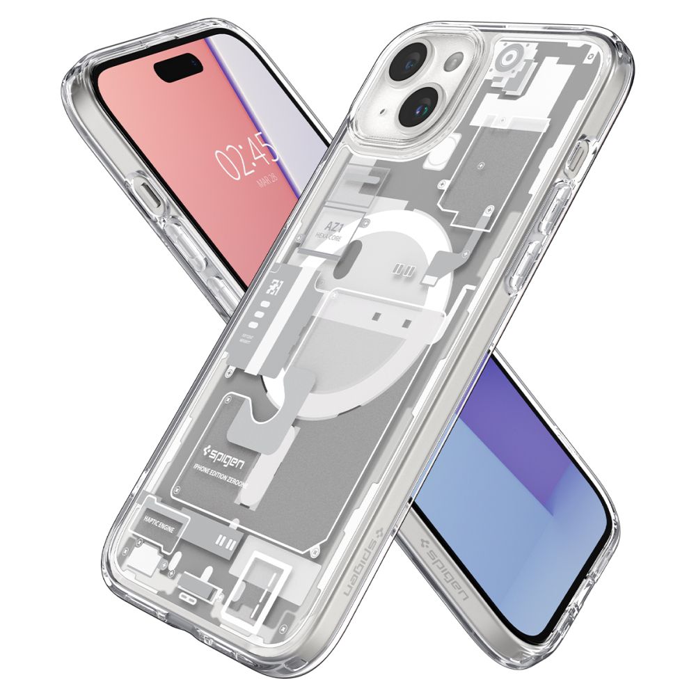 Spigen Spigen iPhone 15 Plus Skal MagSafe Ultra Hybrid Zero One White