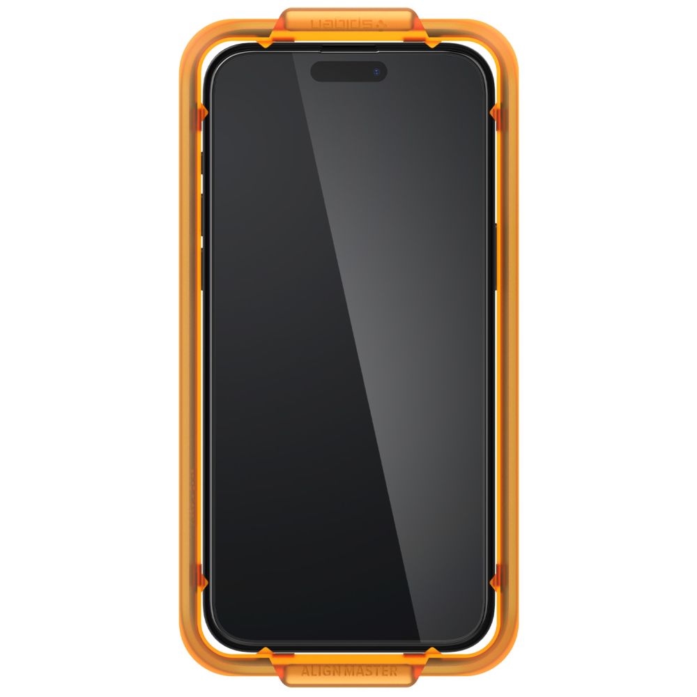 Spigen Spigen iPhone 15 2-PACK ALM Glas FC Heltäckande Skärmskydd