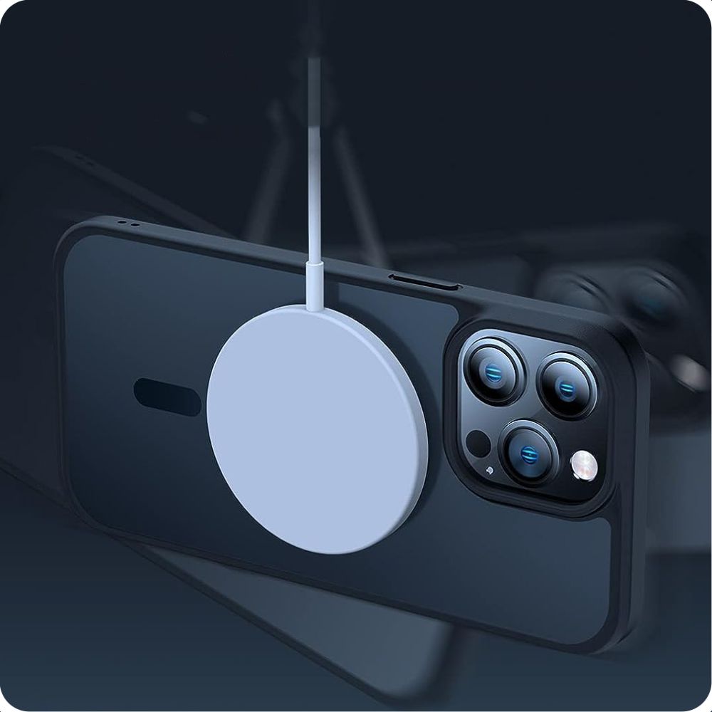 Tech-Protect Tech-Protect iPhone 15 Pro Skal MagSafe MagMat Svart/Transparent