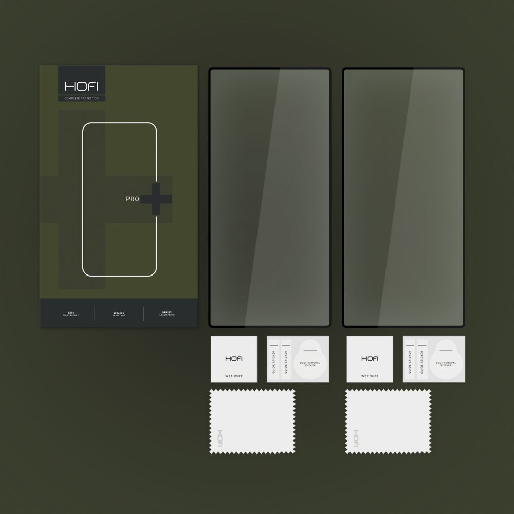 HOFI HOFI Galaxy S24 Ultra 2-PACK Skärmskydd Pro+ Heltäckande Svart