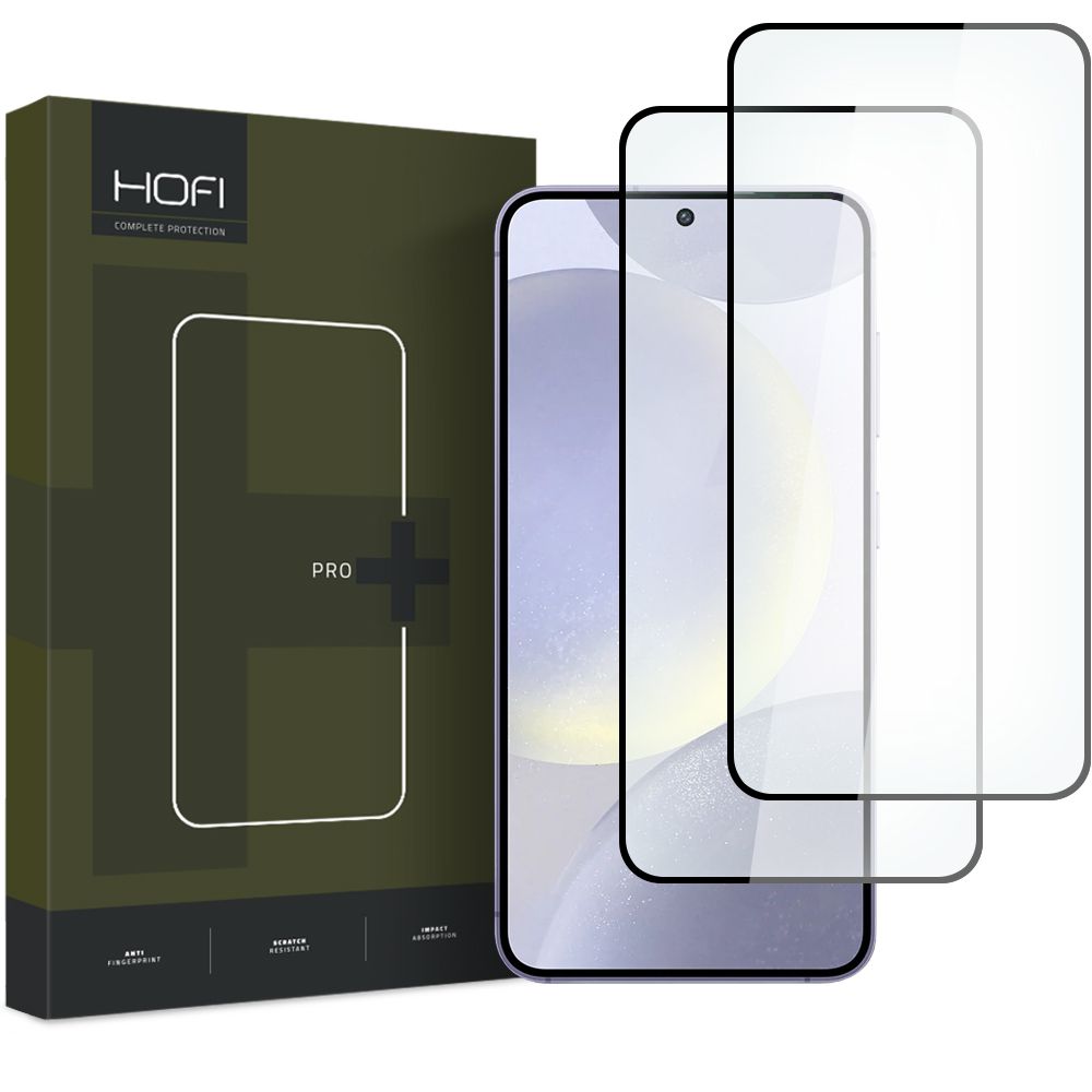 HOFI HOFI Galaxy S24 Plus 2-PACK Skärmskydd Pro+ Heltäckande Svart