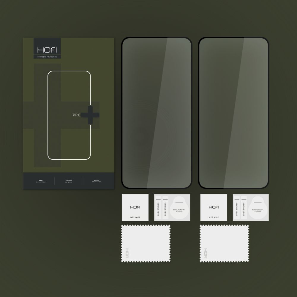 HOFI HOFI Galaxy S24 Plus 2-PACK Skärmskydd Pro+ Heltäckande Svart