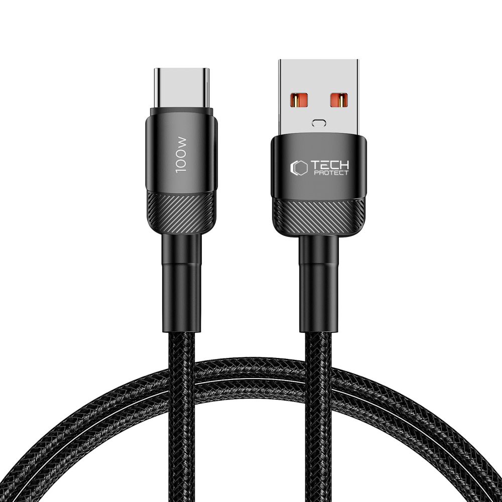 Tech-Protect Tech-Protect 100W/5A 1m USB-C Kabel UltraBoost Evo Svart
