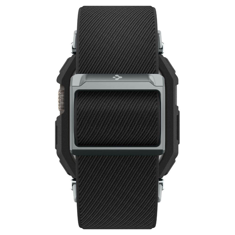 Spigen Spigen Apple Watch 49 mm Skal/Armband Lite Fit 'Pro' Matt Svart