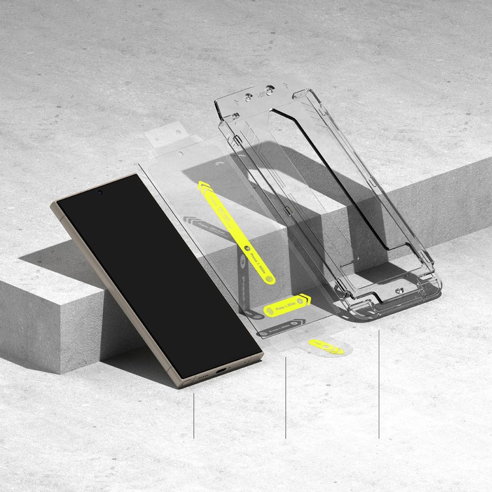 Ringke Ringke Galaxy S24 Ultra 2-PACK Easy Slide Skärmskydd Härdat Glas