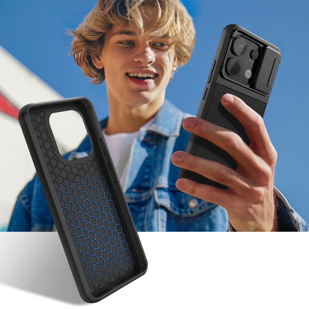 Tech-Protect Tech-Protect Xiaomi Redmi Note 13 Pro 5G Skal Velar Cam+ Svart