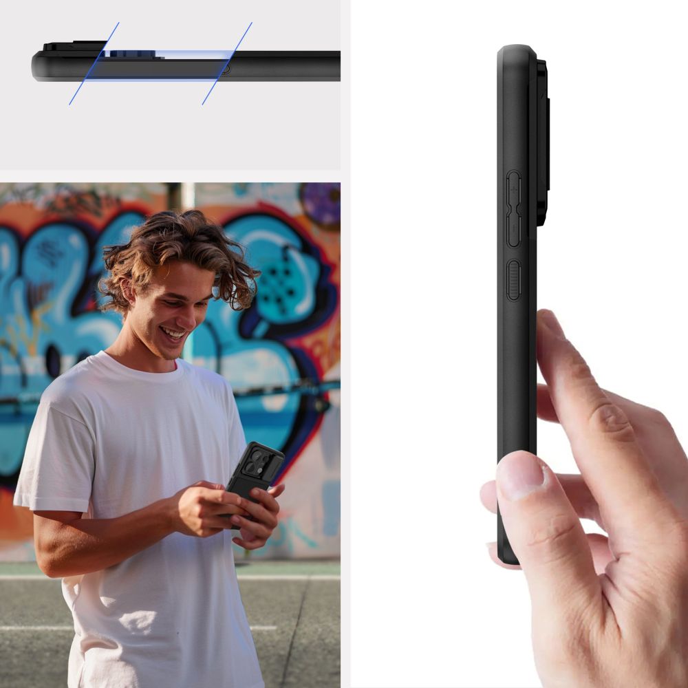 Tech-Protect Tech-Protect Xiaomi Redmi Note 13 Pro 5G Skal Velar Cam+ Svart