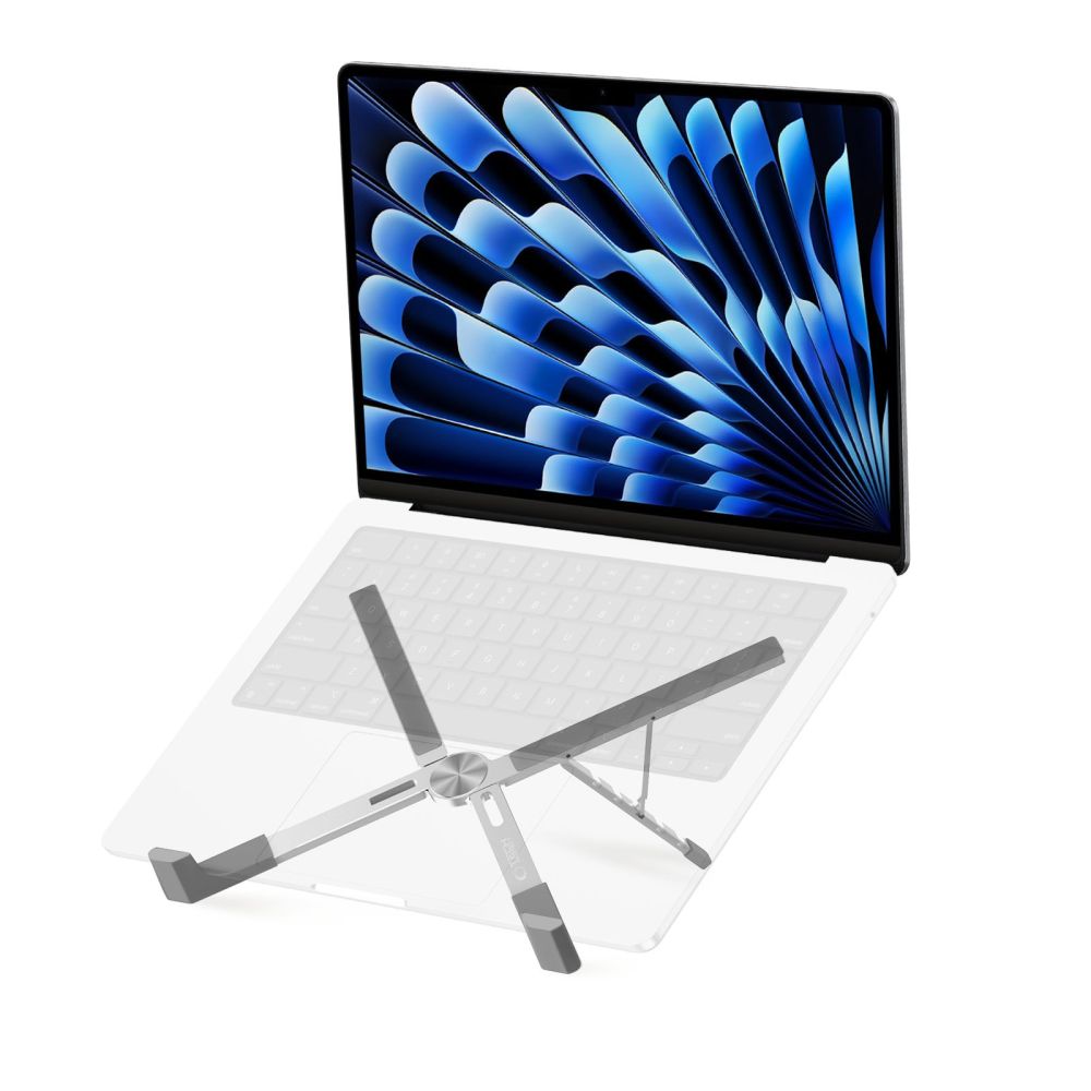 Tech-Protect Tech-Protect Universal Justerbart Laptop Stativ Silver
