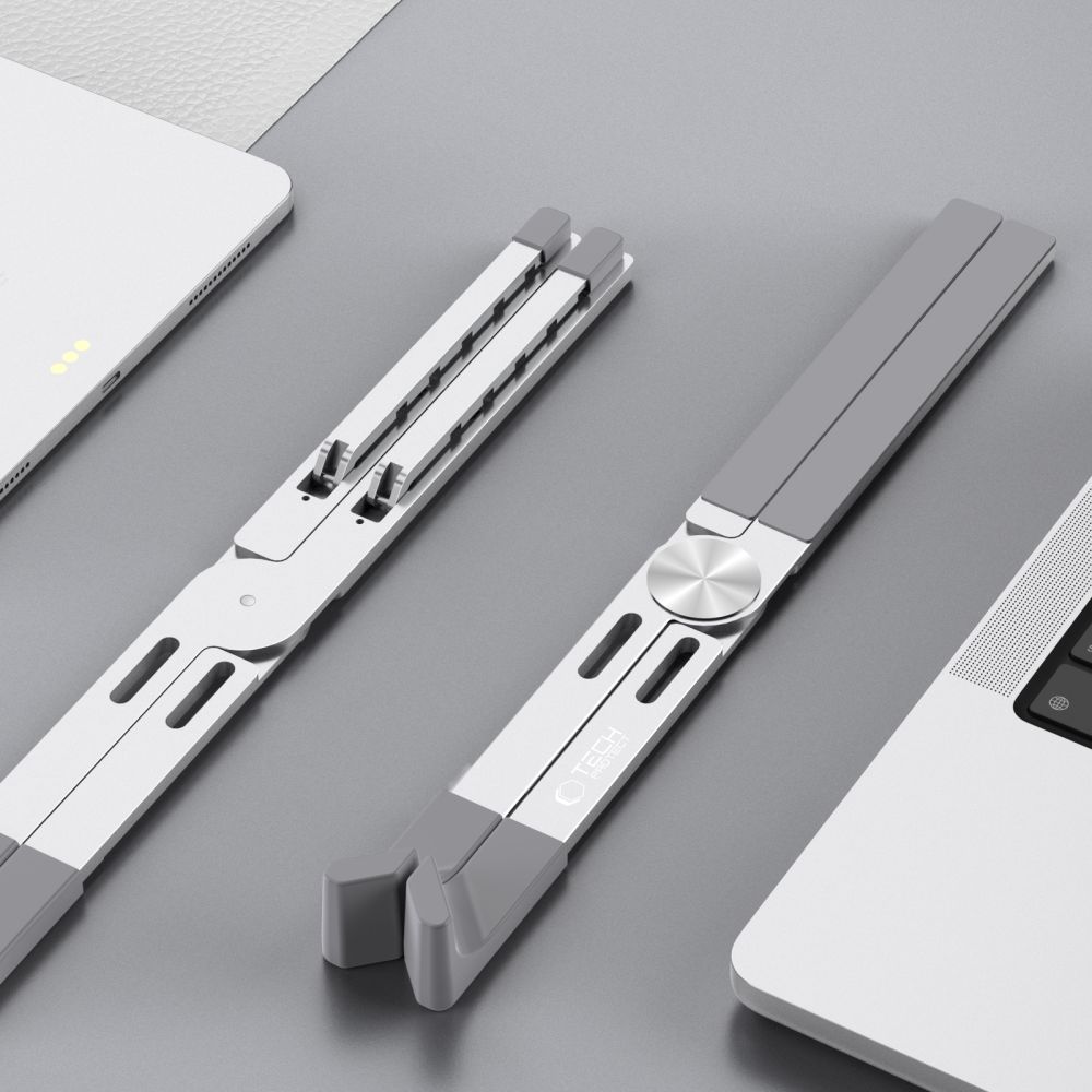 Tech-Protect Tech-Protect Universal Justerbart Laptop Stativ Silver