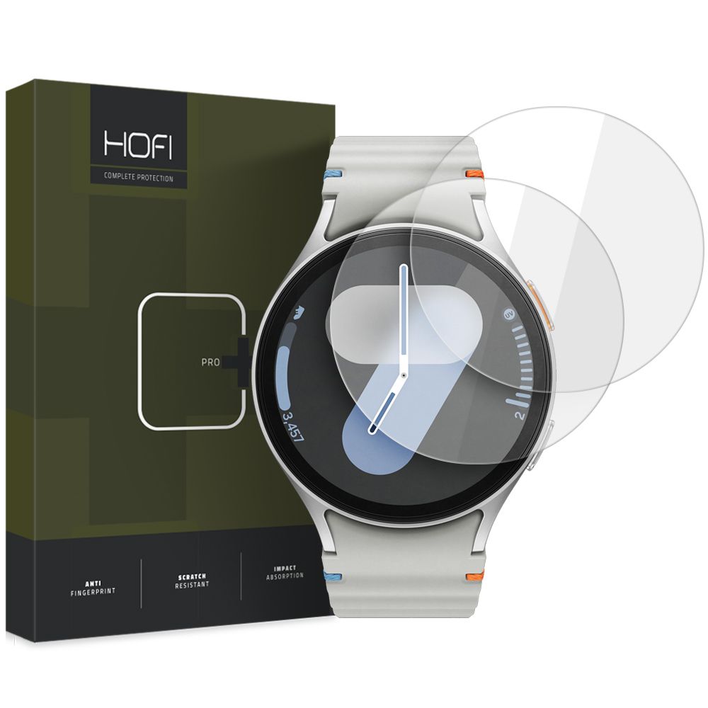 HOFI HOFI Galaxy Watch 4/5/6/7 44 mm 2-PACK Skärmskydd Pro+ Härdat Glas