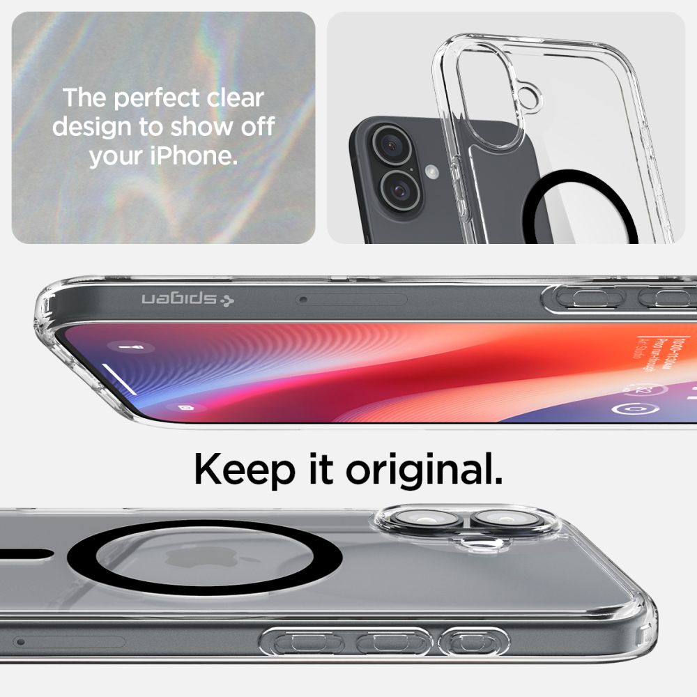 Spigen Spigen iPhone 16 Skal MagSafe Ultra Hybrid Svart