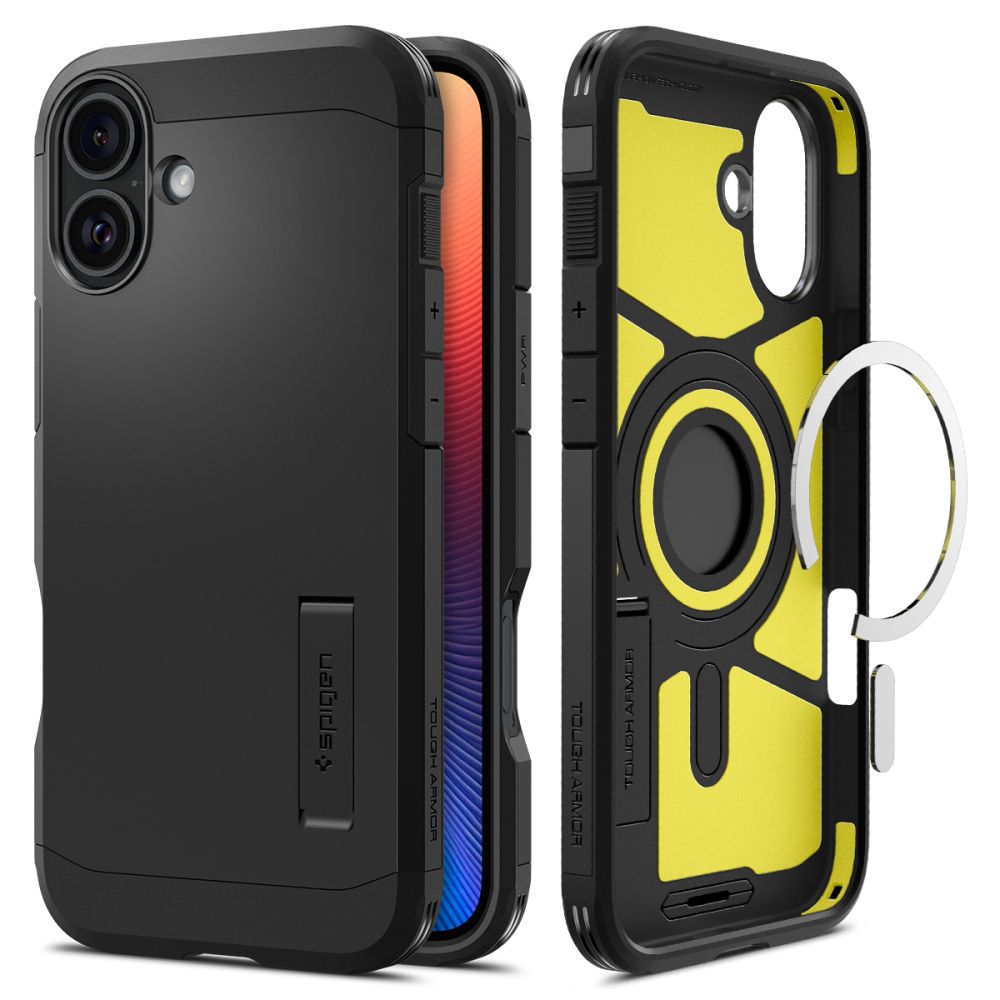 Spigen Spigen iPhone 16 Skal MagSafe Mag Tough Armor Svart