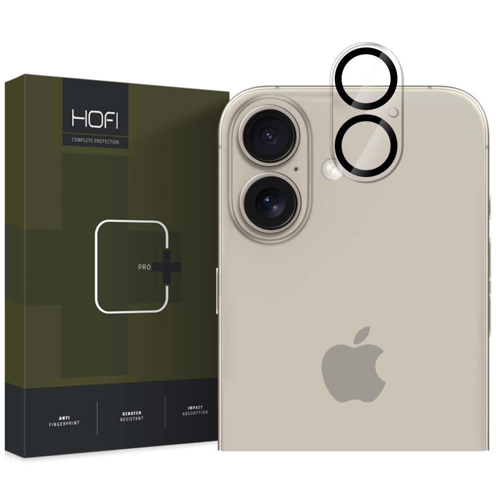 HOFI HOFI iPhone 16 / 16 Plus Linsskydd Pro+ Transparent