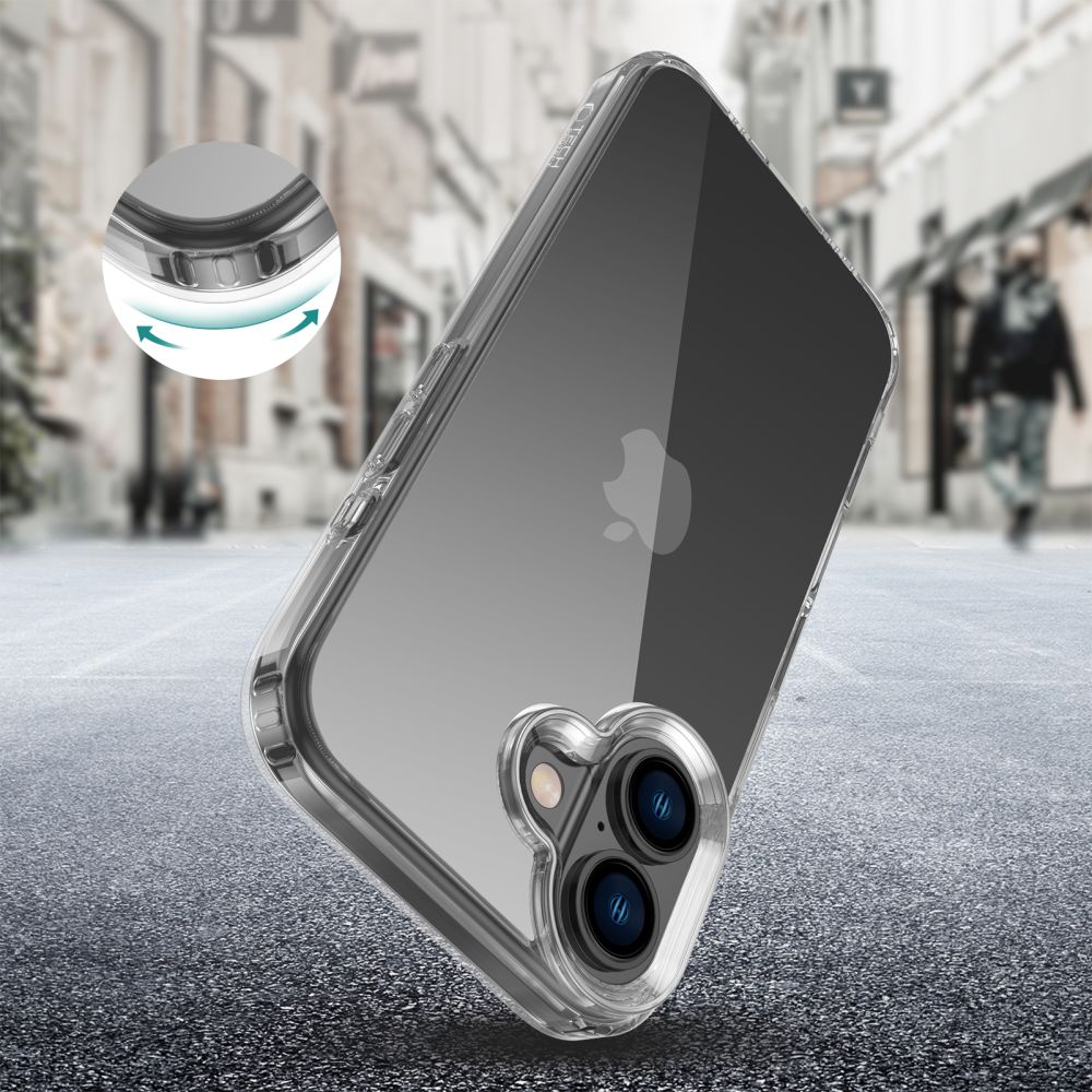 Tech-Protect Tech-Protect iPhone 16 Skal FlexAir Hybrid Transparent