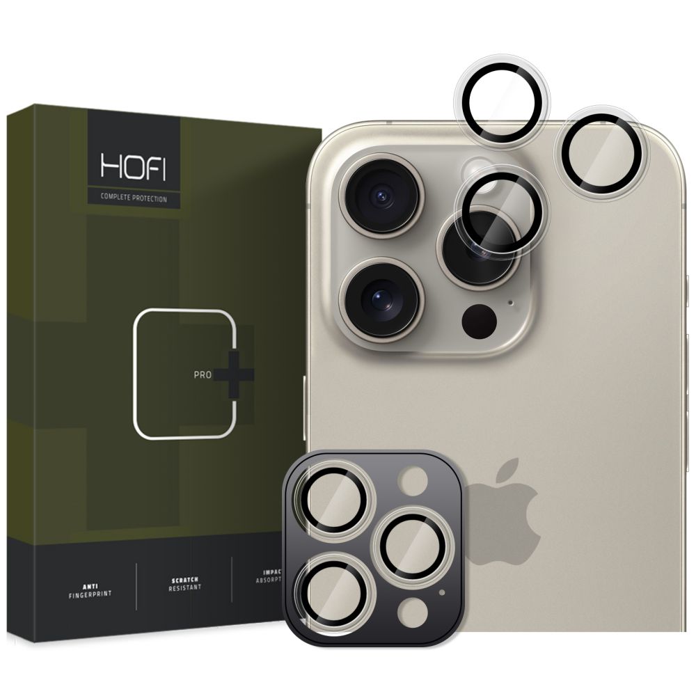 HOFI HOFI iPhone 16 Pro / 16 Pro Max Linsskydd CamRing Pro+ Transparent