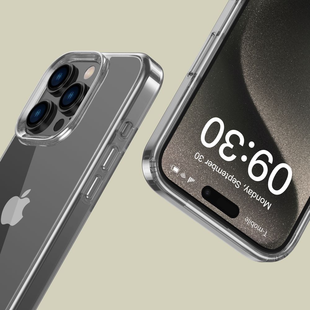 Tech-Protect Tech-Protect iPhone 16 Pro Skal FlexAir Hybrid Transparent