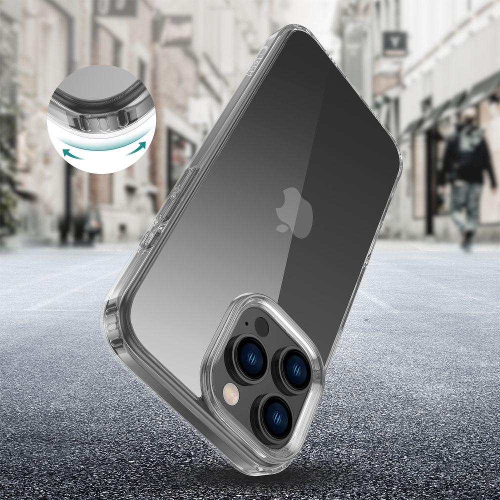 Tech-Protect Tech-Protect iPhone 16 Pro Max Skal FlexAir Hybrid Transparent