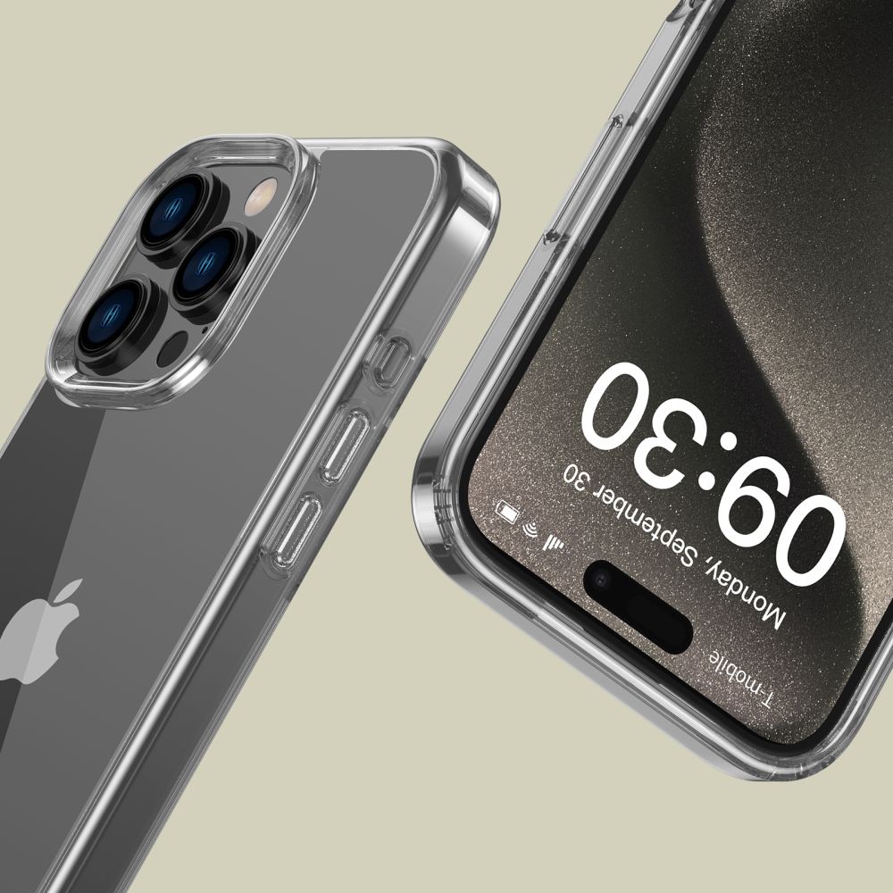 Tech-Protect Tech-Protect iPhone 16 Pro Max Skal FlexAir Hybrid Transparent