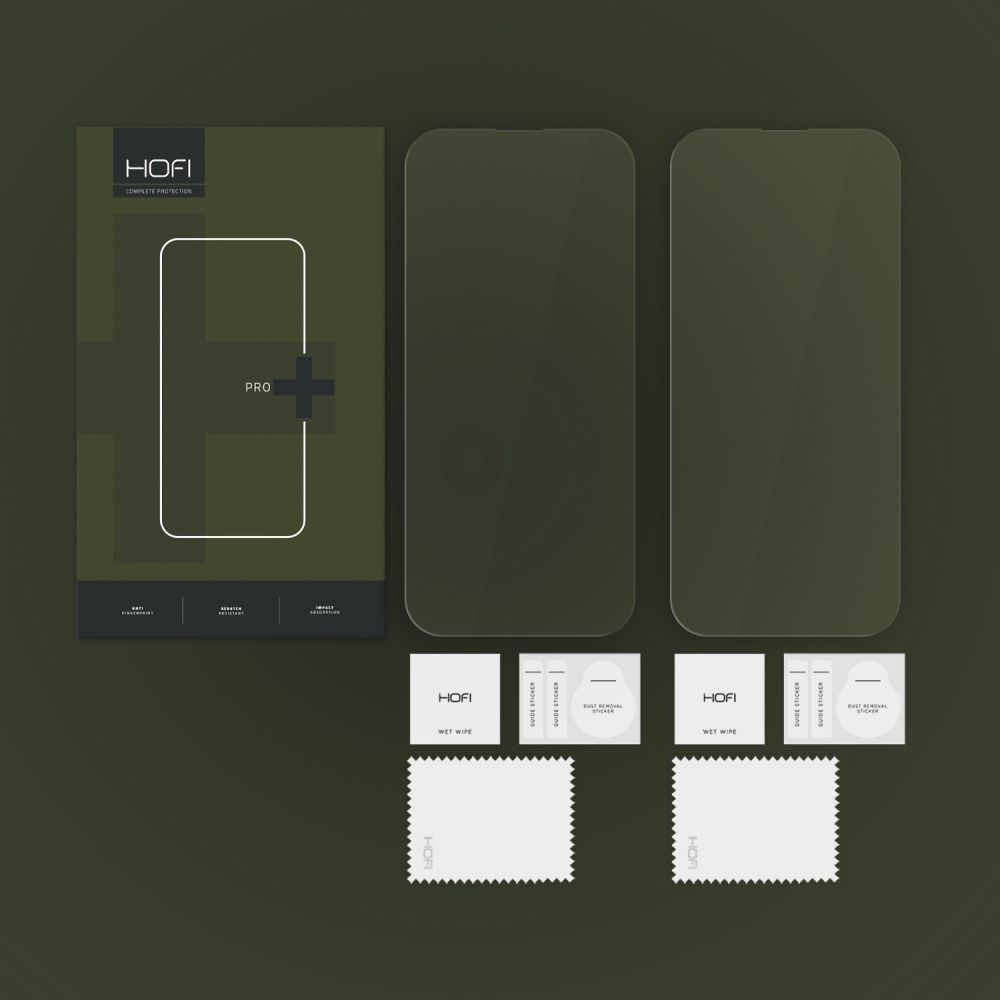 HOFI HOFI iPhone 16 2-PACK Skärmskydd Pro+ Transparent