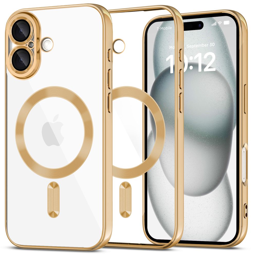 Tech-Protect Tech-Protect iPhone 16 Skal MagSafe MagFlex Shiny Gold