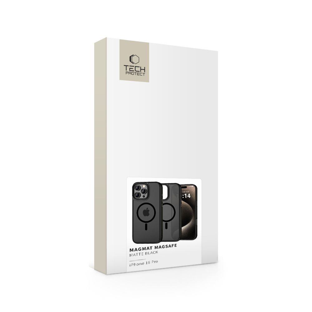 Tech-Protect Tech-Protect iPhone 16 Pro Skal MagSafe MagMat Matt Svart