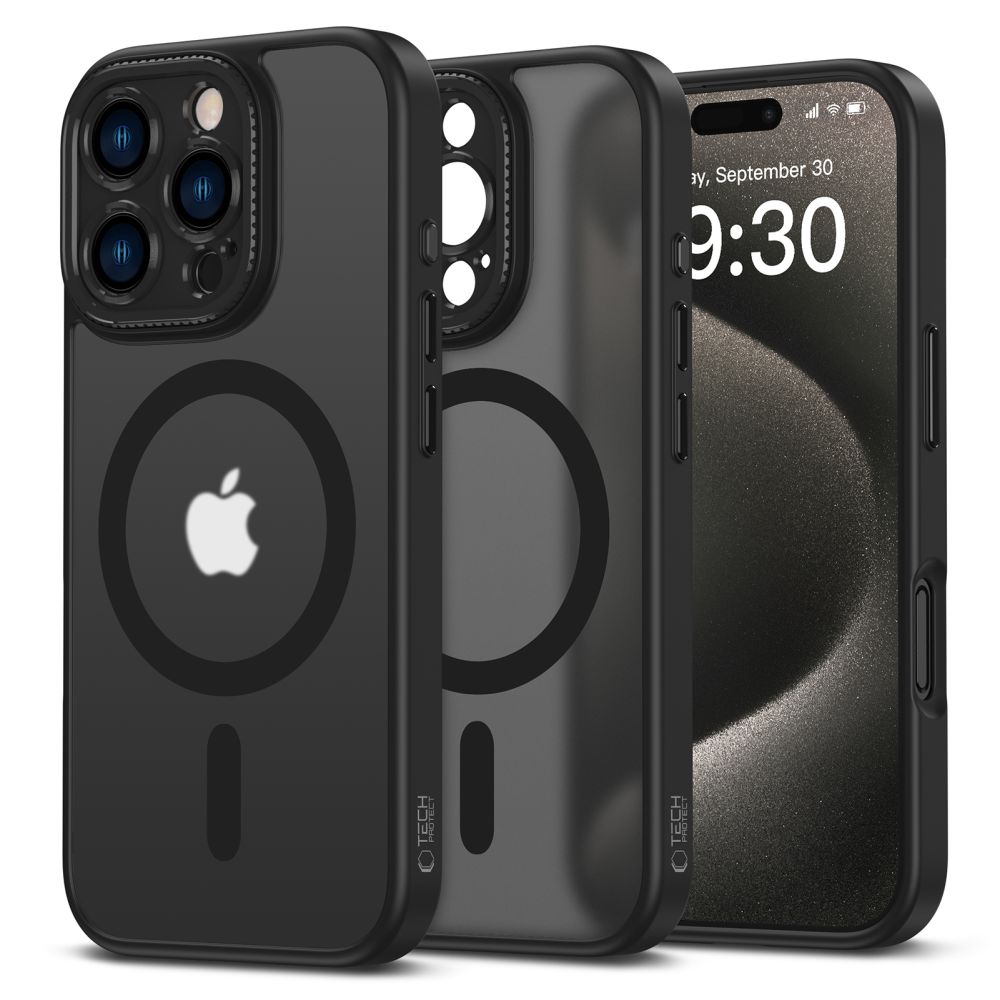 Tech-Protect Tech-Protect iPhone 16 Pro Max Skal MagSafe MagCam Matt Svart