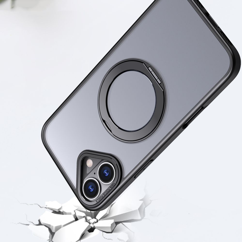 Tech-Protect Tech-Protect iPhone 16 Skal MagSafe MagRing Matt Svart