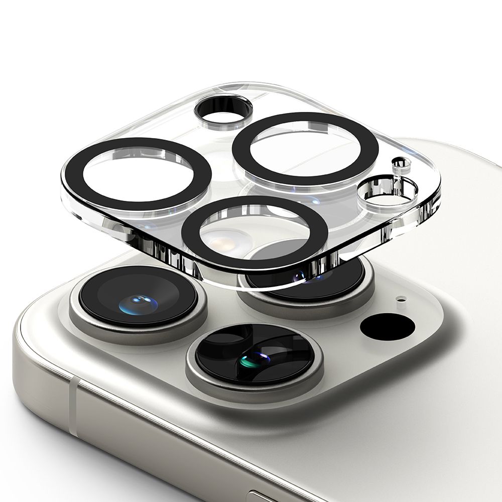 Ringke Ringke iPhone 16 Pro / 16 Pro Max 2-PACK Linsskydd Härdat Glas Transparent