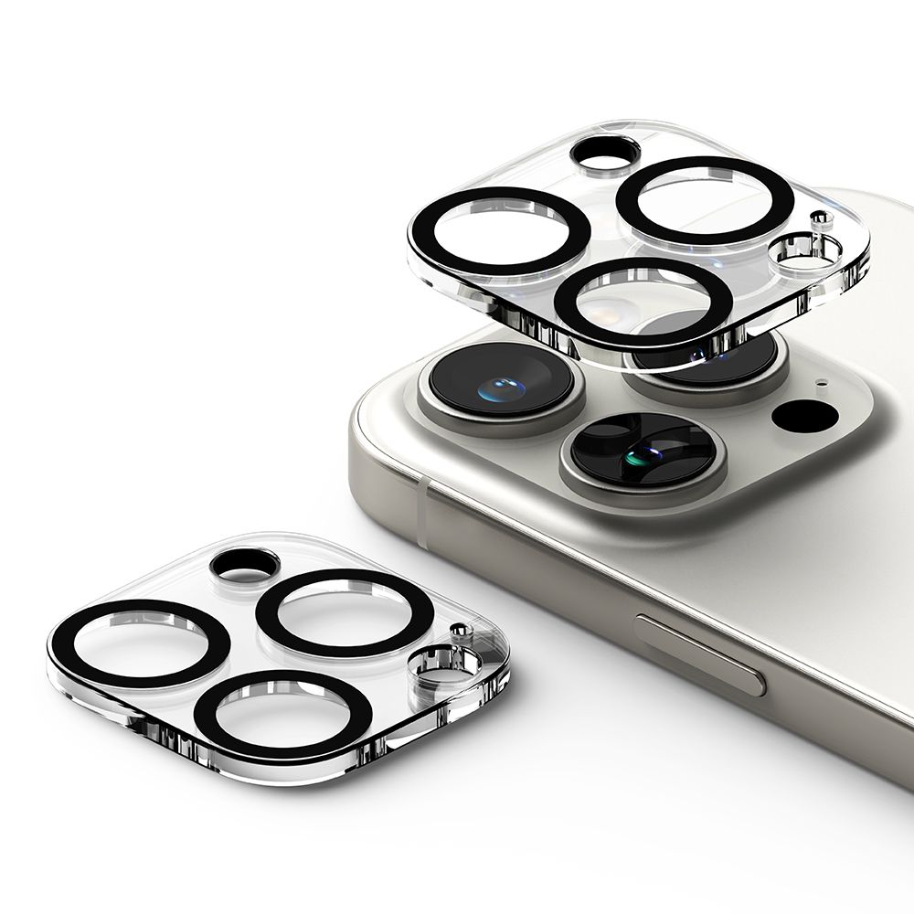 Ringke Ringke iPhone 16 Pro / 16 Pro Max 2-PACK Linsskydd Härdat Glas Transparent