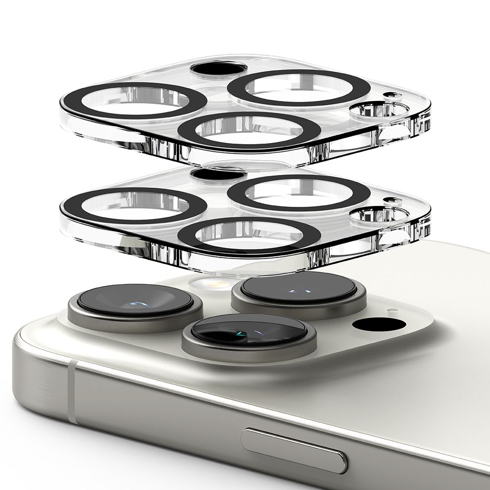 Ringke Ringke iPhone 16 Pro / 16 Pro Max 2-PACK Linsskydd Härdat Glas Transparent