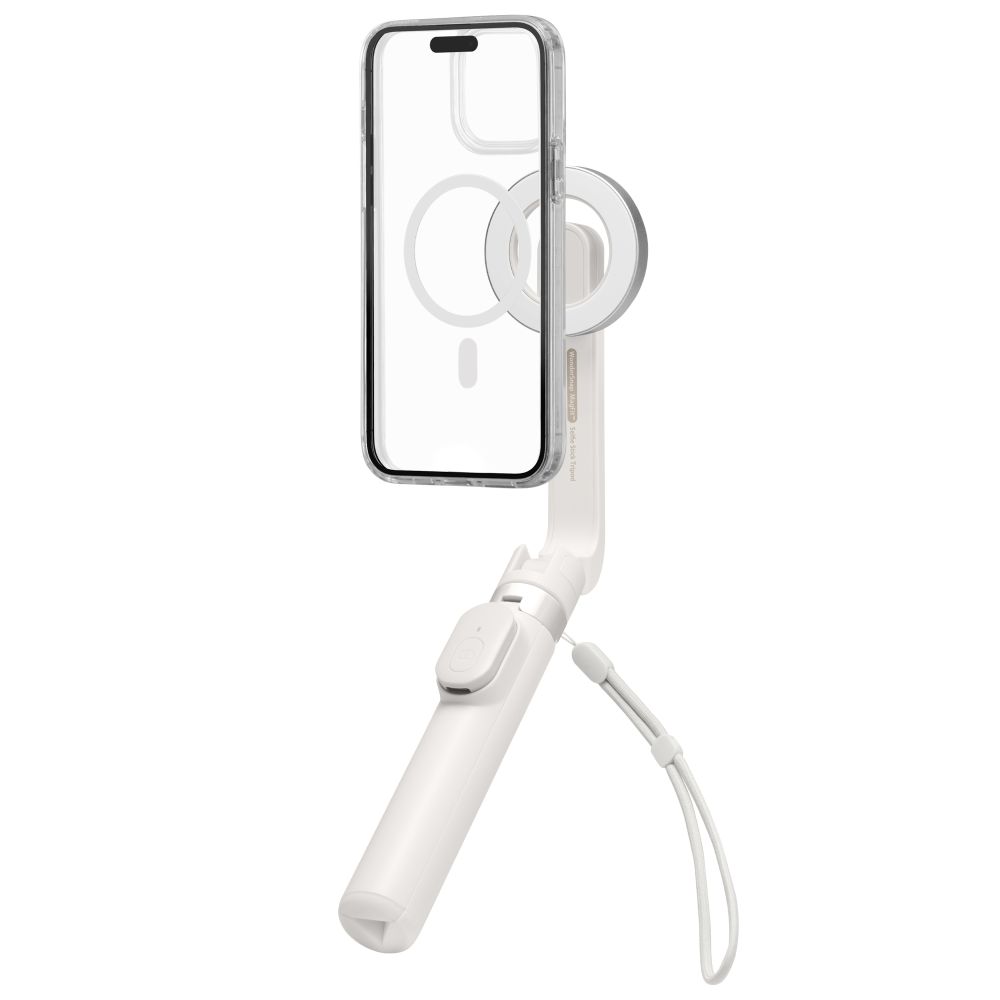 Spigen Spigen 74 cm MagSafe Bluetooth Selfiestick Tripod Dune Beige