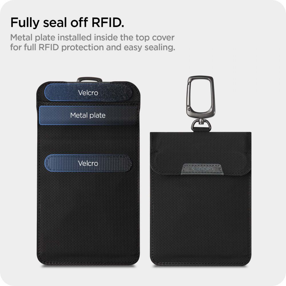 Spigen Spigen RFID Väska För Bilnyckel Svart