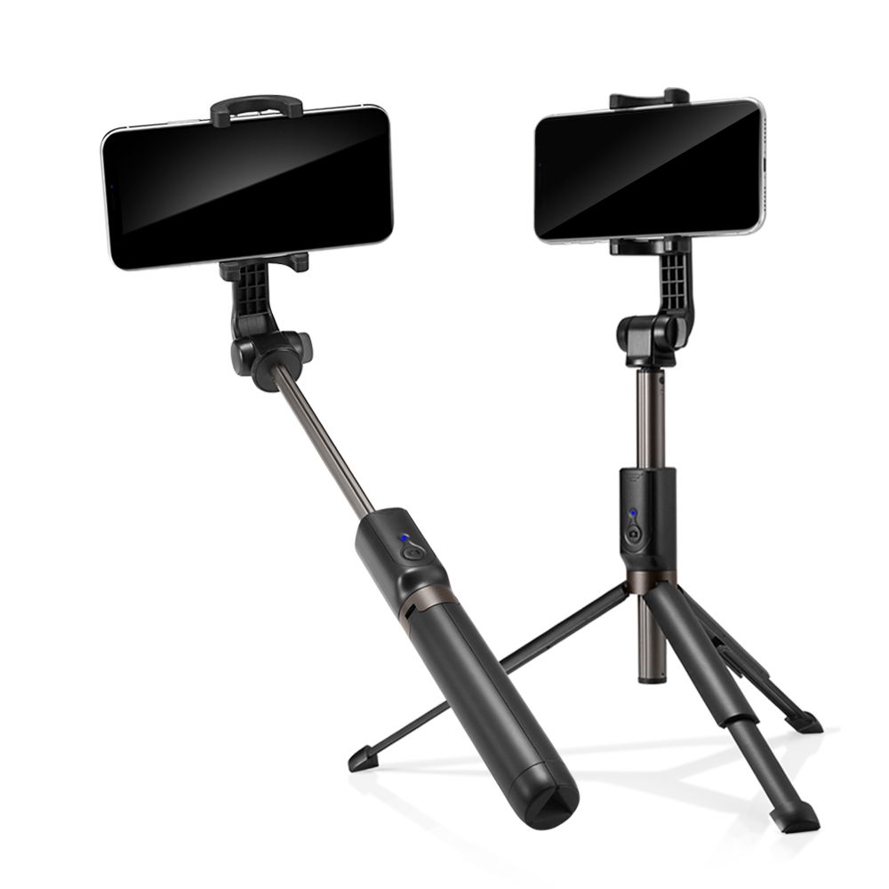 Spigen Spigen 77 cm Bluetooth Selfiestick Tripod Svart