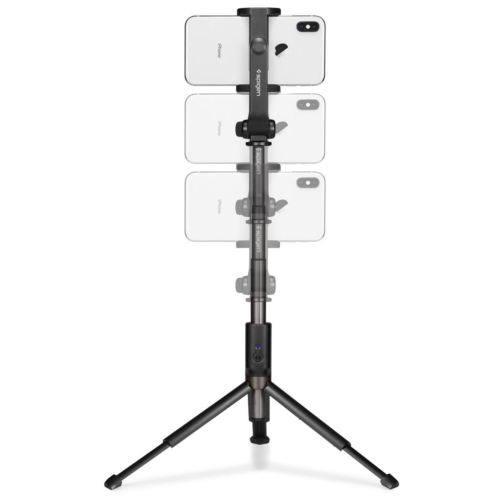 Spigen Spigen 77 cm Bluetooth Selfiestick Tripod Svart