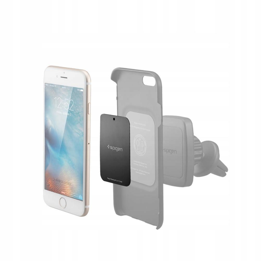 Spigen Spigen 4-PACK Magnetisk Metallplatta Svart